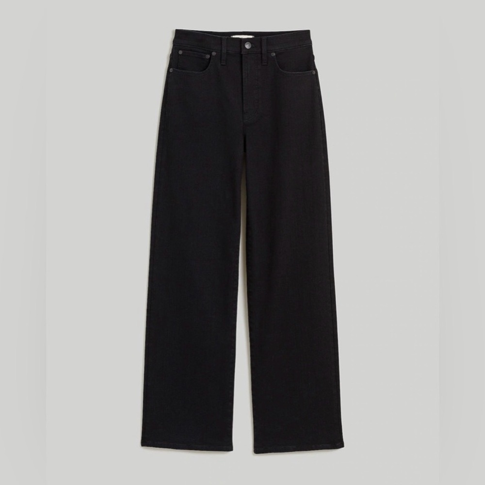 Madewell Black Flare & Wide Leg Jeans
